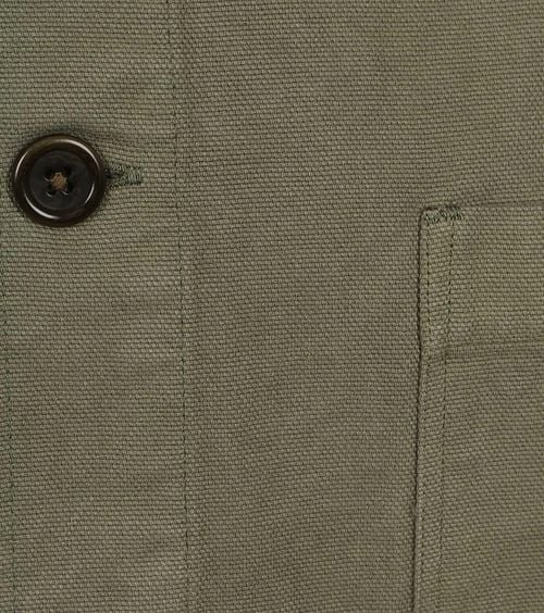 Colorful Standard Overshirt Olijfgroen Product / Detail