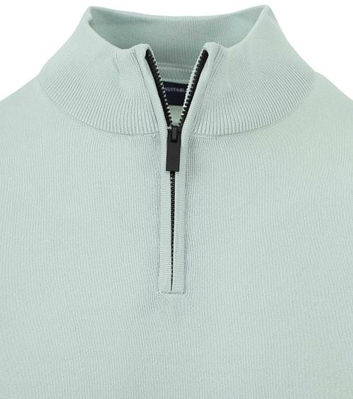 Suitable Half Zip Pullover Mintgrün Product / Detail