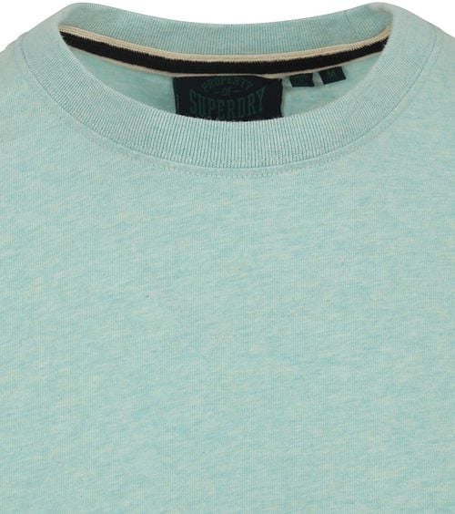Superdry Classic T Shirt Melange Hellgrün Product / Detail