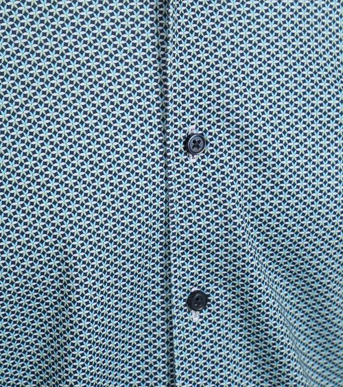 DESOTO Hemd Druck Blumen Blau Grün Product / Detail