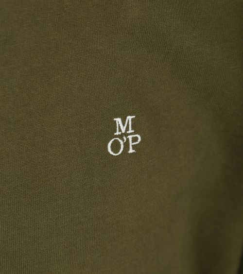 Marc O'Polo Langarm Polohemd Olivegrün Product / Detail