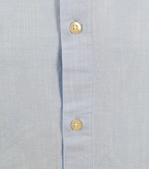 KnowledgeCotton Apparel Hemd Leinen Hellblau Product / Detail