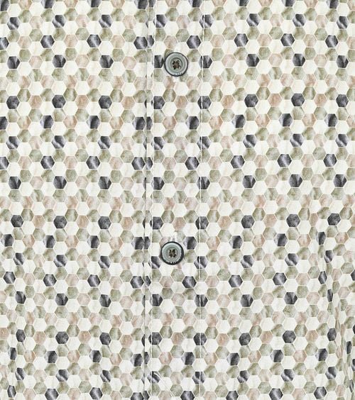Hemd No-Excess Gemustert Grün Product / Detail
