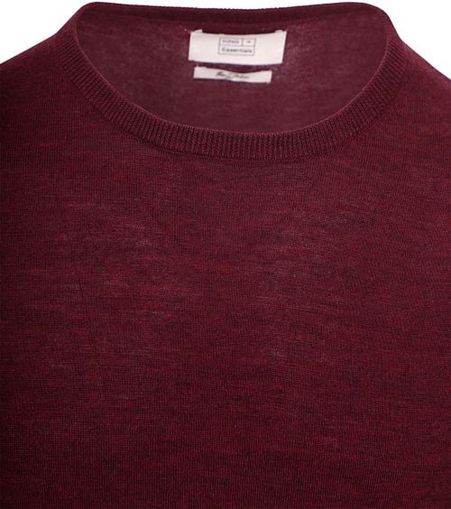 King Essentials The John Pullover Merino Burgundy Product / Detail