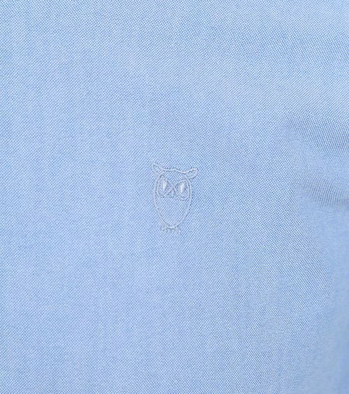 KnowledgeCotton Apparel Shirt Melange Light Blue Product / Detail