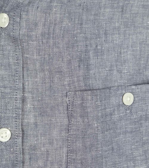 KnowledgeCotton Apparel Overhemd Linnen Vintage Indigo Product / Detail