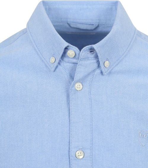 KnowledgeCotton Apparel Shirt Melange Light Blue Product / Detail
