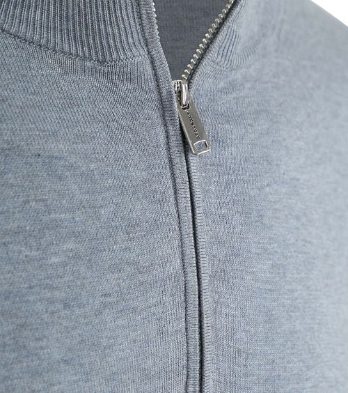 Profuomo Half Zip Pullover Luxury Basic Blue Product / Detail