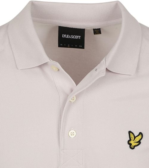 Lyle and Scott Polo Shirt Lilac Mist Product / Detail