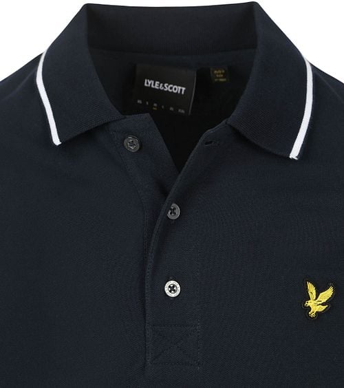 Lyle and Scott Polo Tipped Navy Product / Detail