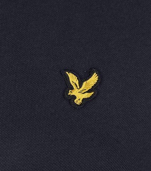 Lyle and Scott Poloshirt Navy Product / Achterkant