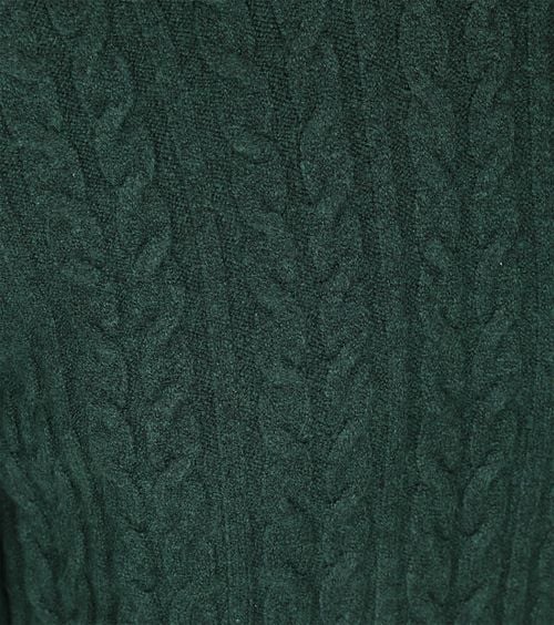 Lyle & Scott Cable Pullover Donkergroen Product / Detail