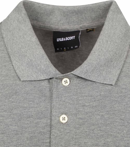 Lyle und Scott Polo Plain Grau Product / Detail