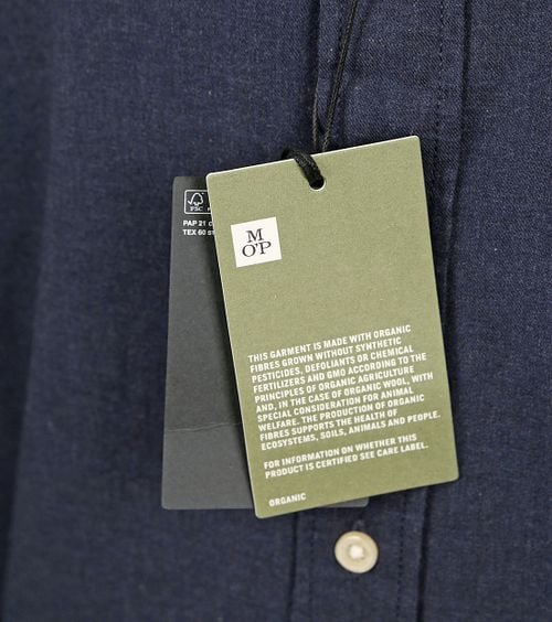 Marc O'Polo Hemd Twill Dunkelblau Product / Detail