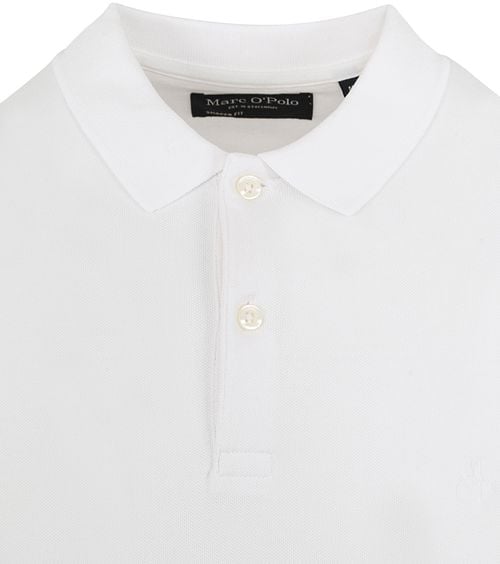 Marc O'Polo Poloshirt Wit Product / Detail