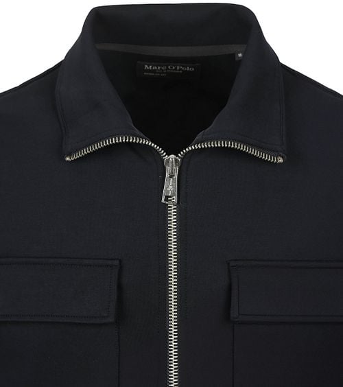 Marc O'Polo Scuba Interlock Overshirt Navy Product / Detail