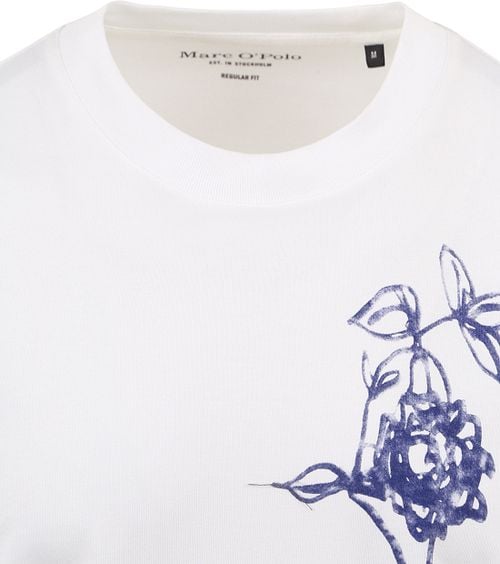 Marc O'Polo T-Shirt Flower White Product / Detail