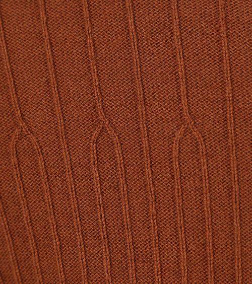 Blue Industry Pull Col Roulé Mix Laine KBIW21 Marron Product / Detail