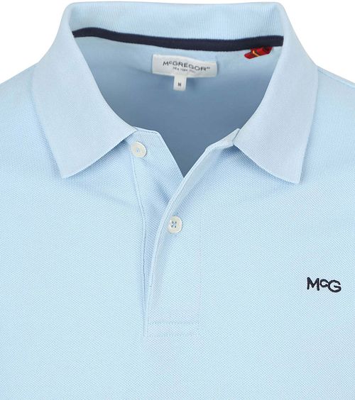 McGregor Piqué Polo Shirt Light Blue Product / Detail