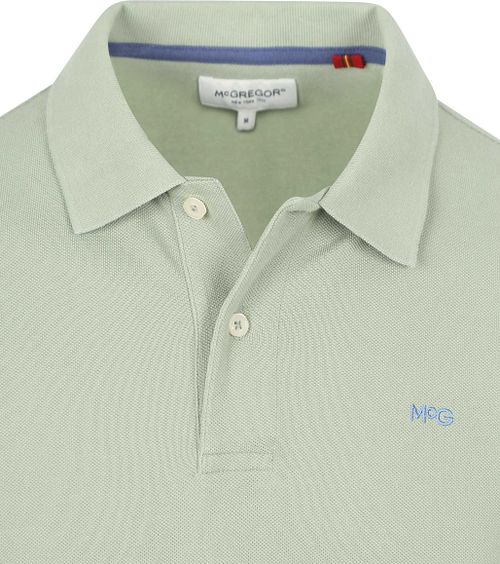 McGregor Piqué Polo Shirt Light Green Product / Detail