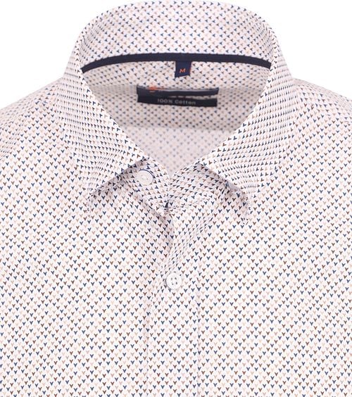 Suitable Short Sleeve Overhemd Print Multicolour Product / Detail