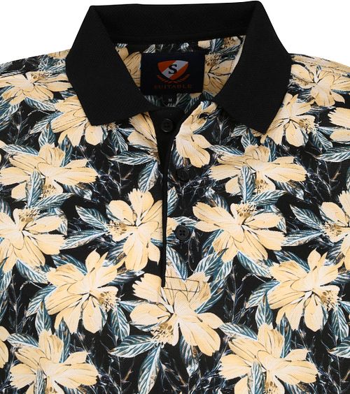 Suitable Polo Floral Dark Blue Navy Product / Detail