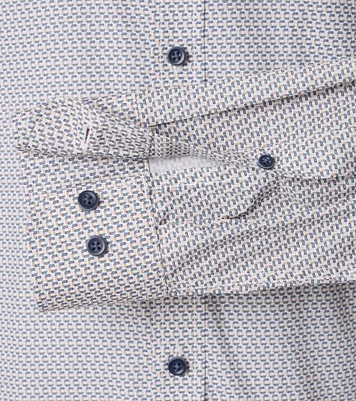 Casa Moda Casual Shirt Squared Circle Blue Product / Detail