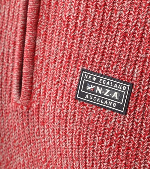 NZA Half Zip Sweater Drake Red Product / Detail