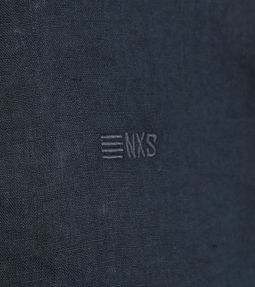 No Excess Hemd Leinen Navy Product / Detail