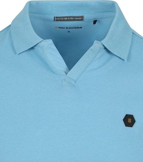 No Excess Polo Shirt Riva Solid Blue Product / Detail