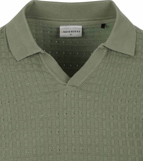 No Excess Poloshirt Green Product / Detail