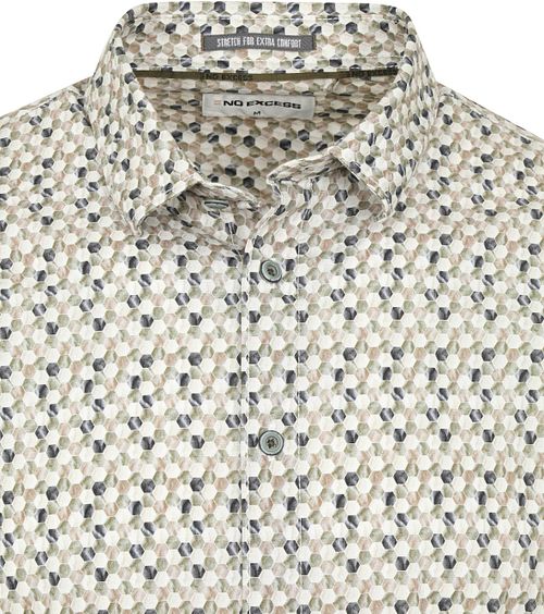 No Excess Shirt Patterned Green Product / Detail