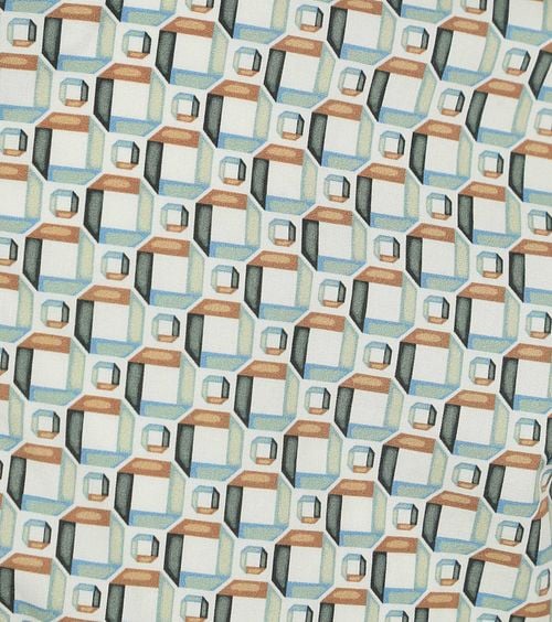 No Excess Shirt Green Multicolour Print Product / Detail