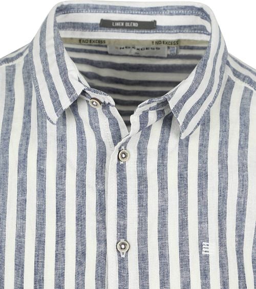 No Excess Shirt Stripes Blue Product / Detail