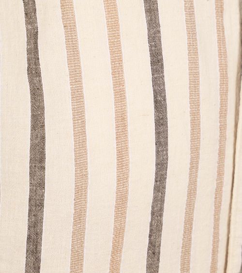 No Excess Short Sleeve Shirt Linen Ecru Product / Detail