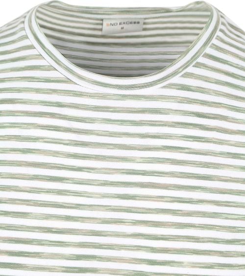 No Excess Stripes T-Shirt Green Product / Detail