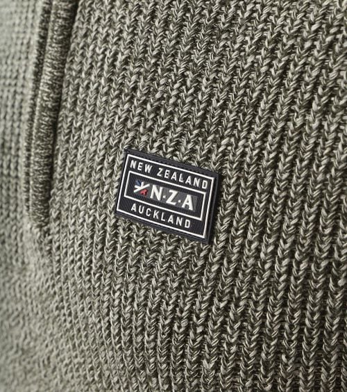 NZA Half Zip Sweater Drake Green Product / Detail