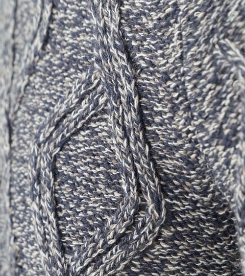 NZA Pull Col Roulé Eli Cable Marine Mélanger Product / Detail