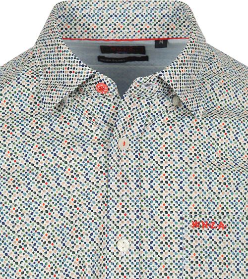 NZA Shirt Kayson Print Multicolour Product / Detail