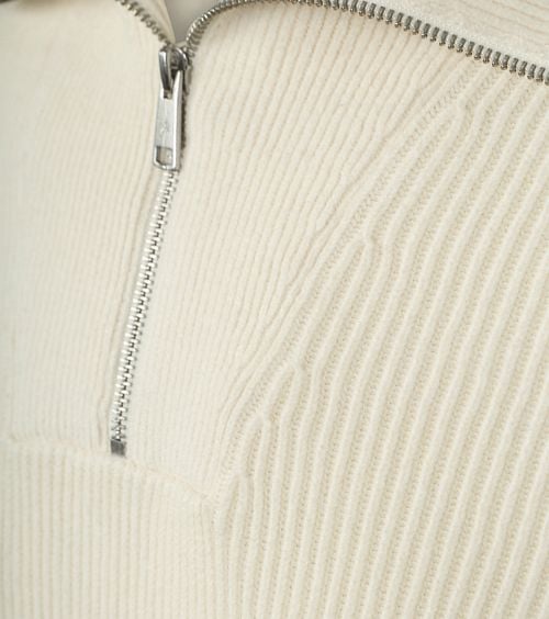 Marc O'Polo Half Zip Pullover Ecru Product / Detail