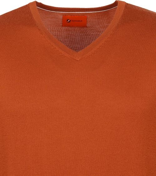 Suitable Merino Aron Pullover Orange Product / Detail
