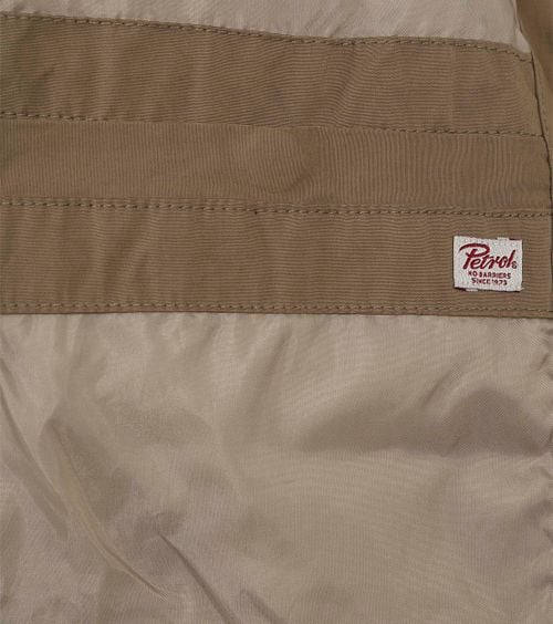 Petrol Twill Jas Bruin Product / Detail