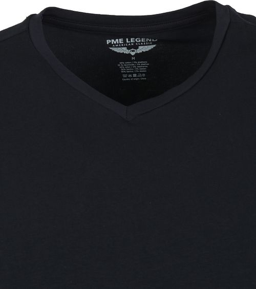 PME Legend Basic T-shirt 2-Pack V-Neck Black Product / Detail