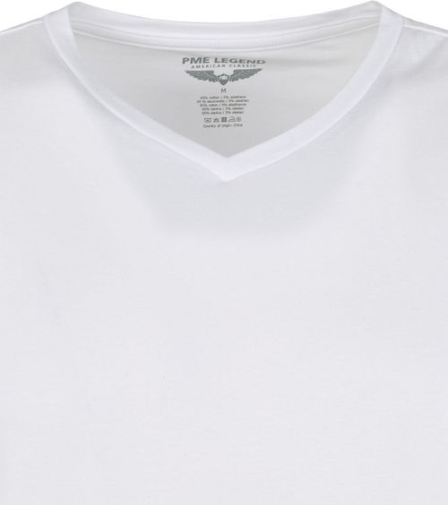 PME Legend T-Shirt Simple Lot de 2 Col-V Blanc Product / Detail