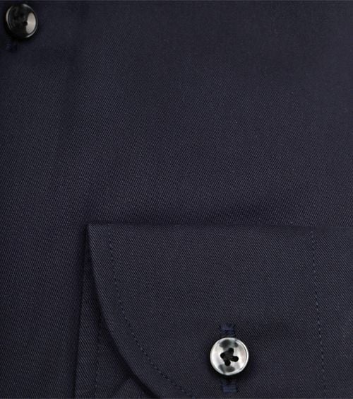 Profuomo Twill Hemd Navy Extra Lange Ärmel Product / Detail