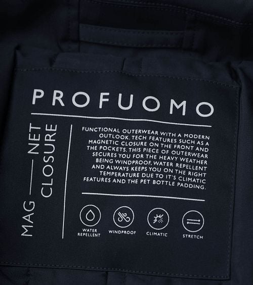 Profuomo Magnet Coat Navy Product / Detail