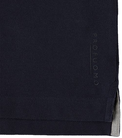 Profuomo Piqué Polo Shirt Navy Product / Detail