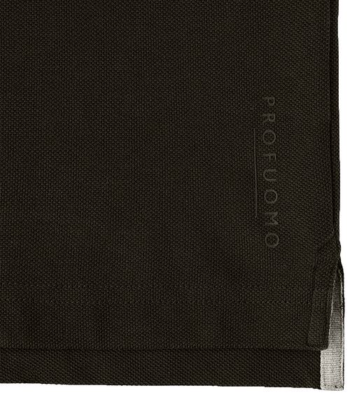 Profuomo Piqué Polo Shirt Army Green Product / Detail