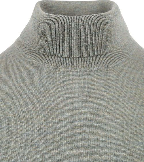 Profuomo Turtleneck Pullover Merino Green Product / Detail