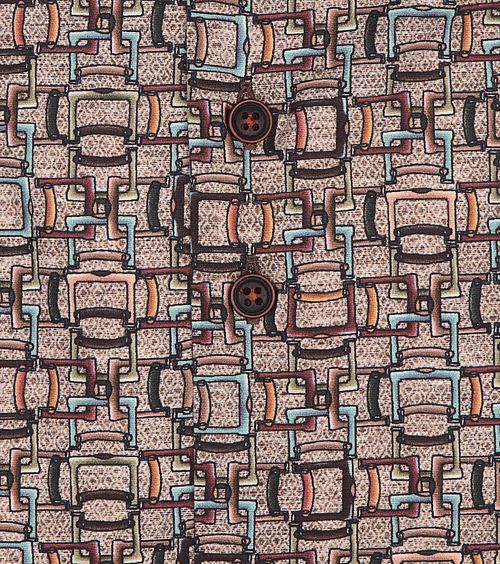 R2 Shirt Print Brown Product / Detail